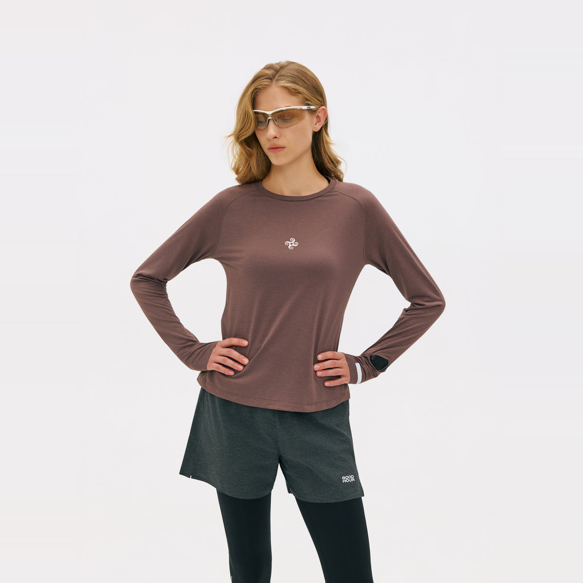 Meige Pattern Quick-Dry Top