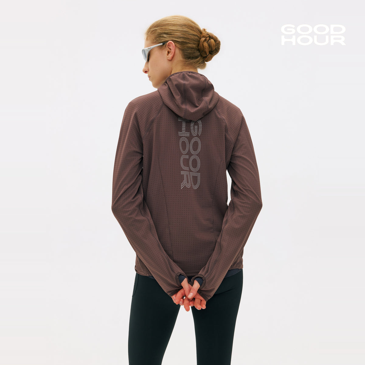 Airflow Mesh Half-Zip Hoodie