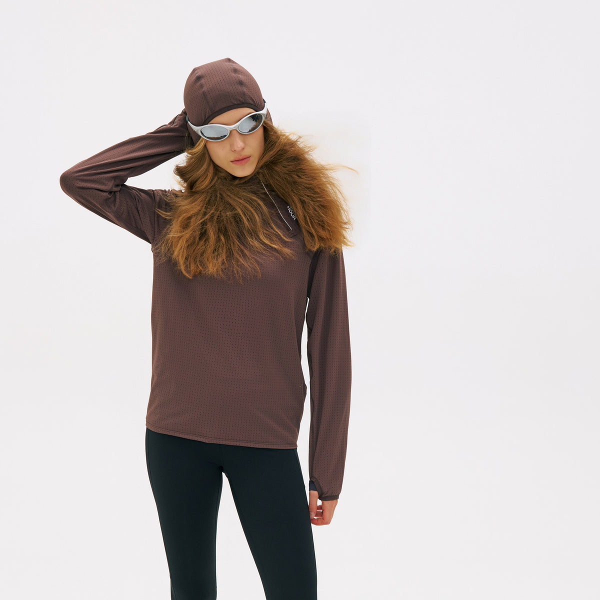 Airflow Mesh Half-Zip Hoodie