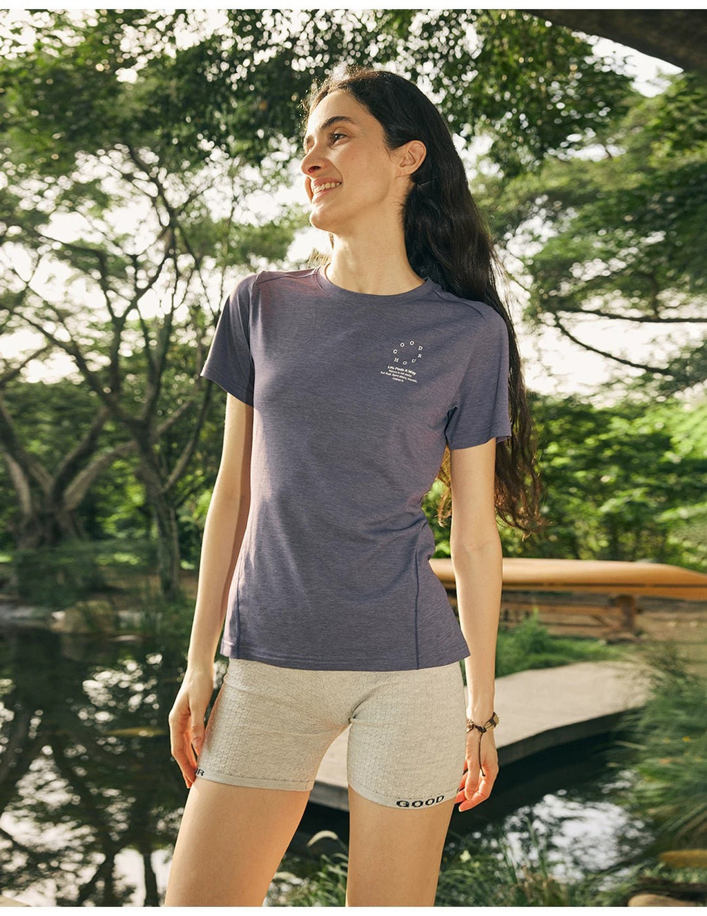 Shell-Knit Athletic Tee