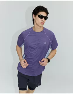 Wave-Grid Antibacterial Tee