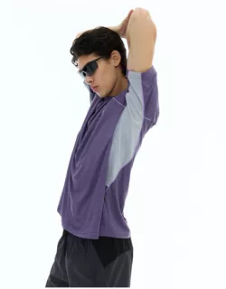 Wave-Grid Antibacterial Tee