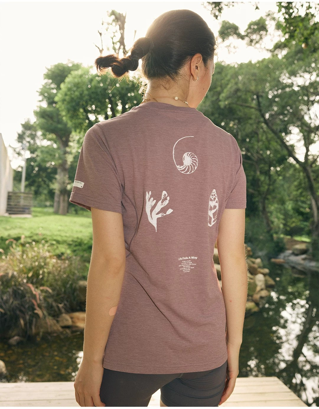 Women's Grid-Knit Antibacterial Tee